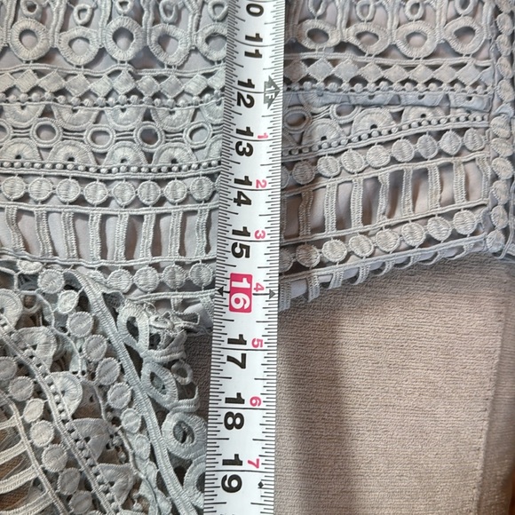 Missguided High Neck Structured Lace Midi Dress - Picture 9 of 16